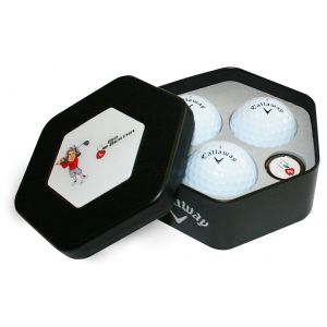 Callaway 3-Ball Tin & Ball Marker