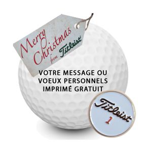 Titleist balles de golf - personnalisation texte gratuite